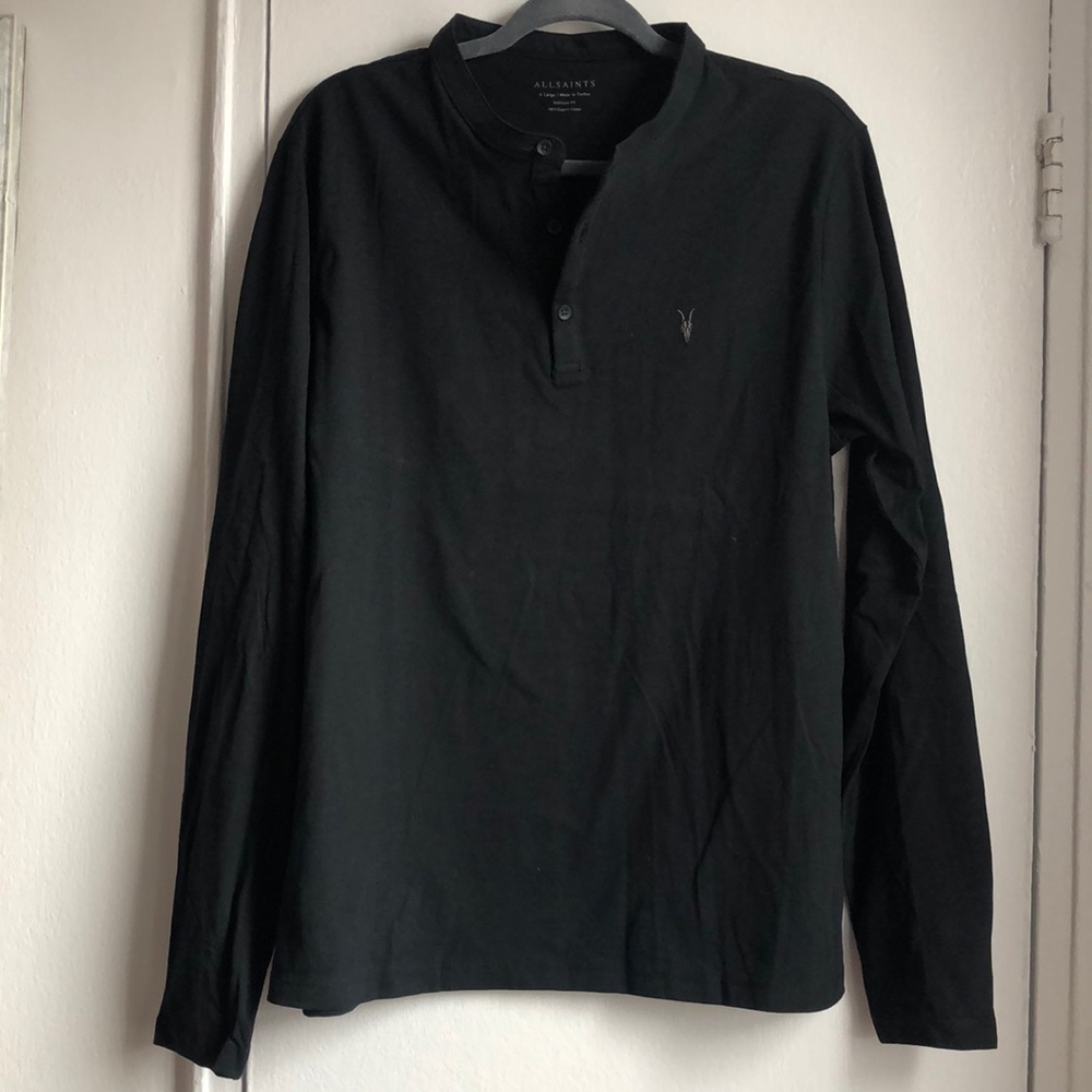 AllSAINTS - Mens Henley tshirt - NWT - Size XL